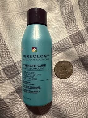 🍄6/$26 pureology strength cure shampoo 1.7 oz travel NWT